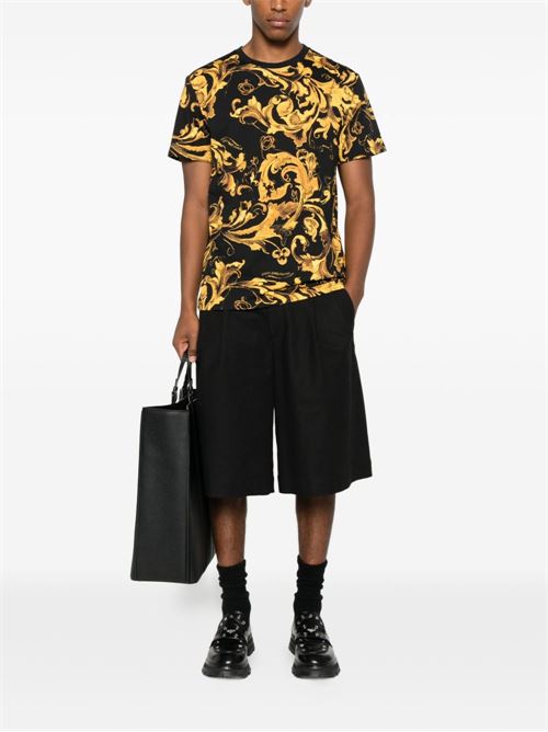 T-shirt uomo maniche corte Versace jeans Couture | 79GAH6S0JS515G89
